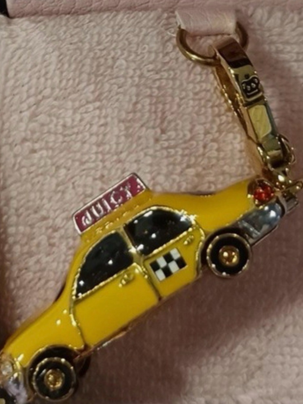 Juicy Couture Yellow Taxi Car charm